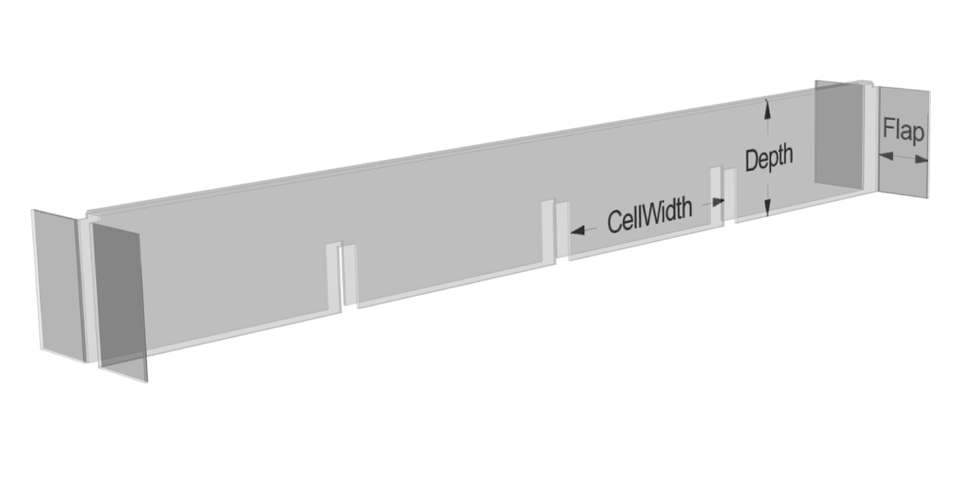 R012_DisplayDivider 4Cell - View 1